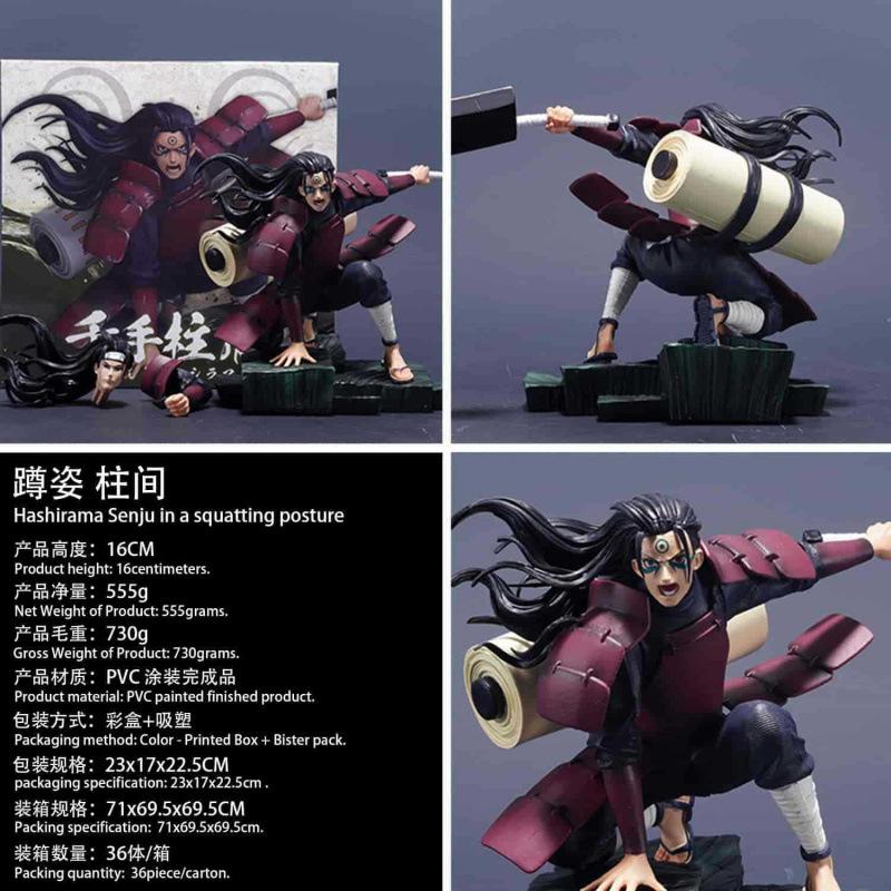 

Naruto figure, thousand-handed column, squatting model, statue, animation peripheral two-dimensional ornament doll, gift