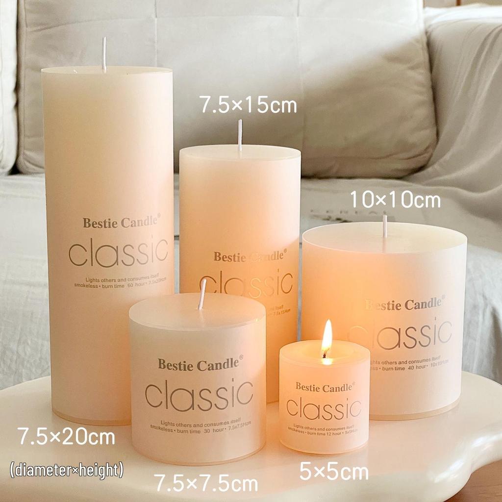 Scentless Smokeless Cylinder Candles for Weddings, Birthdays, Romantic Decor, Hotel, Church, or Dining.