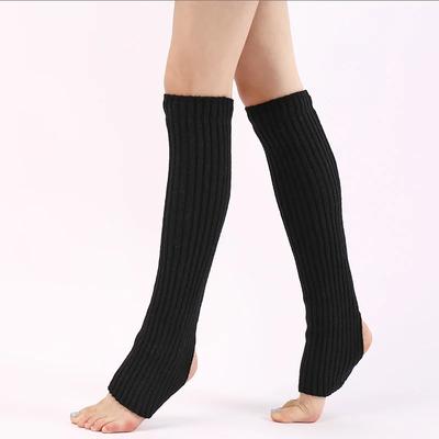 Sports Protection Adult Adult Children Knitted Warm Leg 1 Pair Protection Ballet Foot Stomping Stocking Yoga Dance Foot Cover