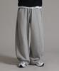 LIKE THE MOST Two-Tuck Longside Overpants_Gray