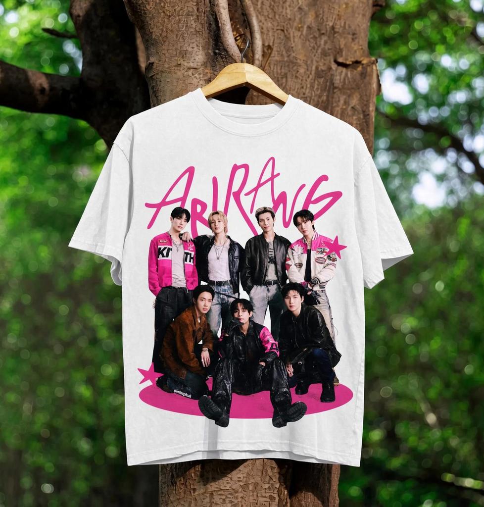 BTS Arirang World Tour Bangtan Merch 2026 - Bangtan Jungkook V Taehyung Jimin Jin Suga RM J-Hope ARMY - Kpop Music Fan Gift Tee