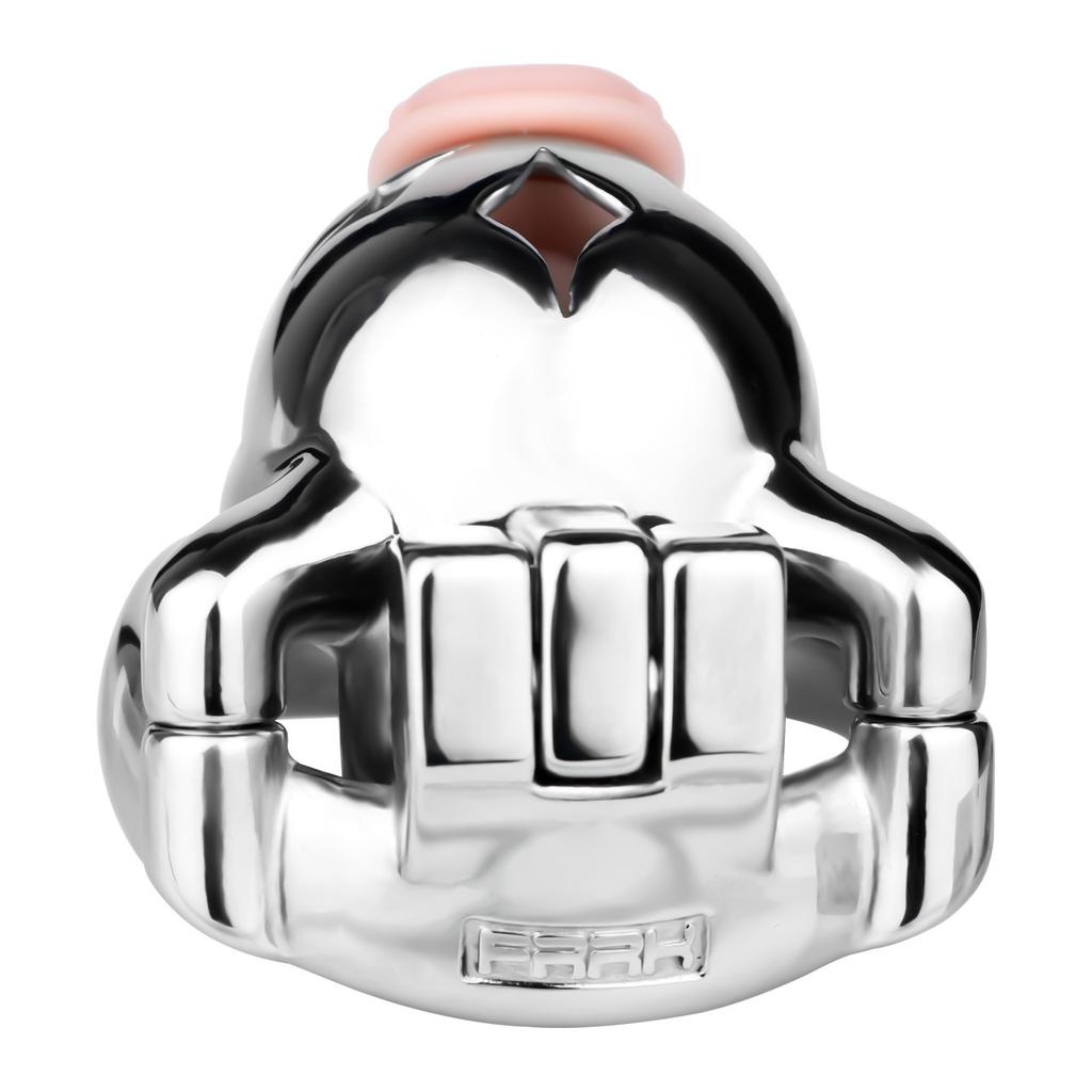 Men Short CB Lock Penis Cage Cock Lock with Belt Stainless Steel Chastity Lock Sex Toy Femdom BDSM