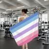 Slightly Subtle Pride Rainbow Towel Shower Sauna Travel Spa Quick Dry Gym Accessories Soft Large Beach Towels