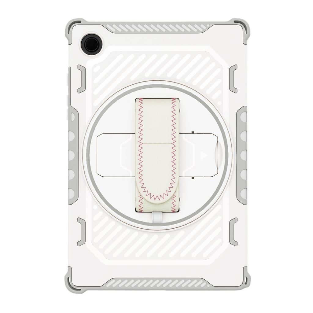 Suitable for Samsung tablet protective case A8X200A11plusA9plus with 360-degree rotating stand and hand strap