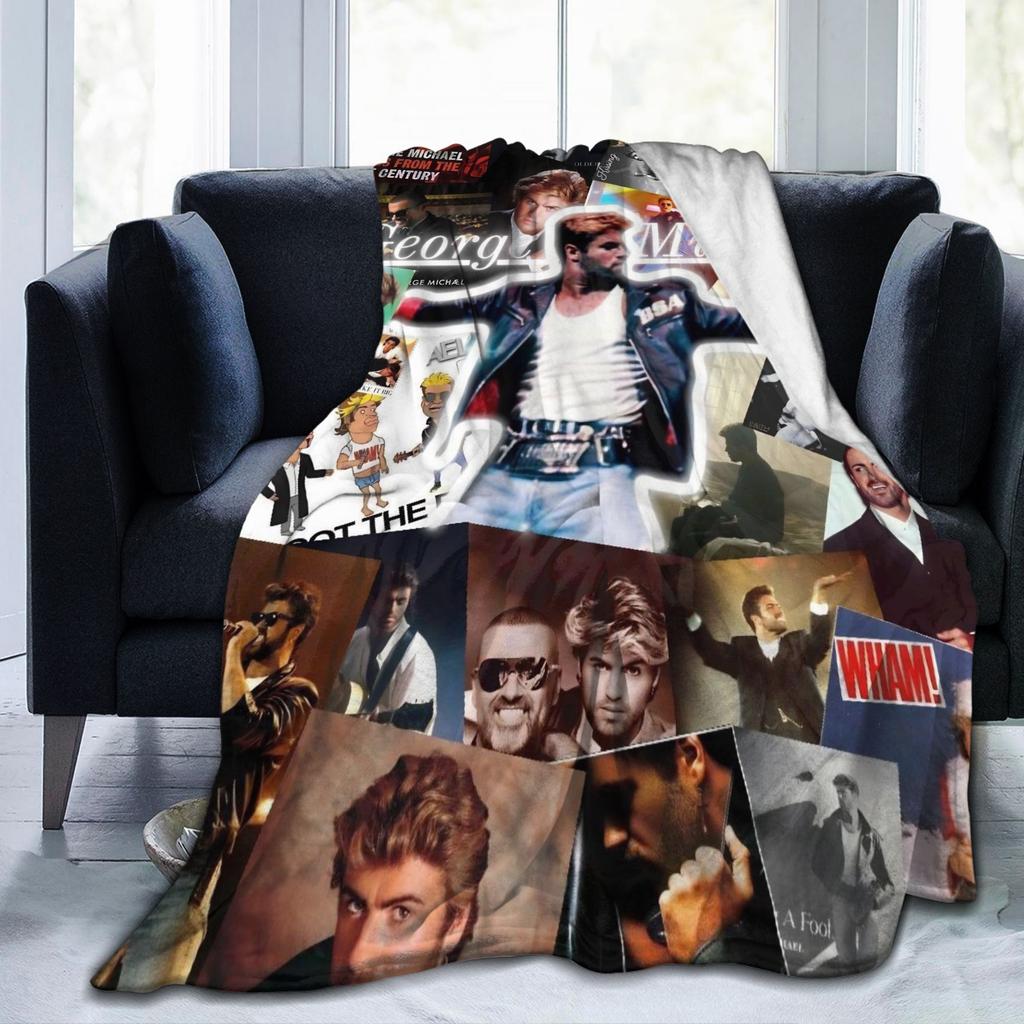 George Michael Singer Legend Flannel Fashion Blankets Music Album Awesome Throw Fashion Blanket for Quilt 200x150cm Warm