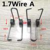 4pcs Customized Double Torsion Spring Wire 1.5/1.7mm Industrial Machinery DIY Accessories Stainless steel Spring