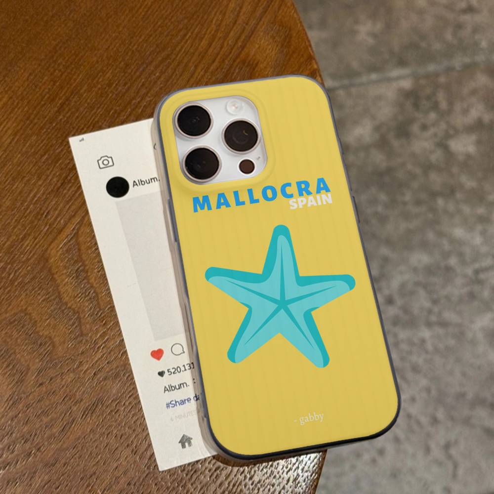 

Bali Ibiza Capri Bondi Palm Soft Corrugated Transparent Phone Case For IPhone 17 15 16 11 12 13 14 Pro Max Plus Pro iPhone 14 pro