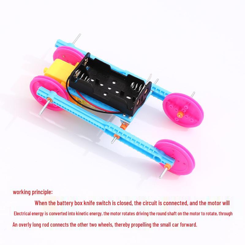 DIY Science Experiment Kit: Handmade Educational Power Car for Kids Aged 7-14