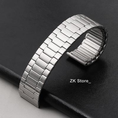 Edelstahl Elastisches Armband 22mm S M Metall Expansionsarmband Gürtel für Männer Frauen 2025 Android Smartwatch Ersatzbänder
