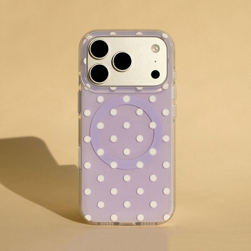 Classic Polka Dot for Apple 11PROMAX Mobile Phone Case iPhone11Plus Soft Edge Hard Back 11/11 Advanced