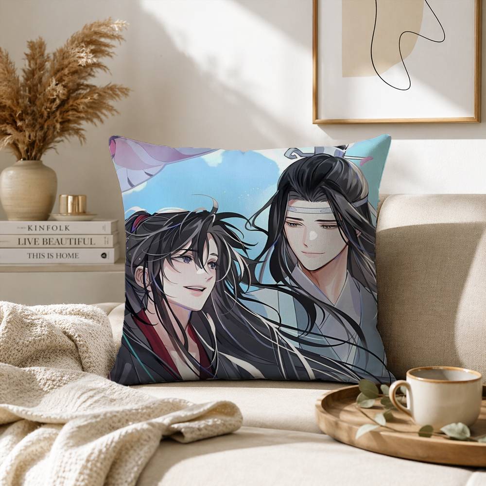 The Founder of Diabolism Mo Dao Zu Shi Pillow Case for Sofa Living Room Home office Decor Protective Cover