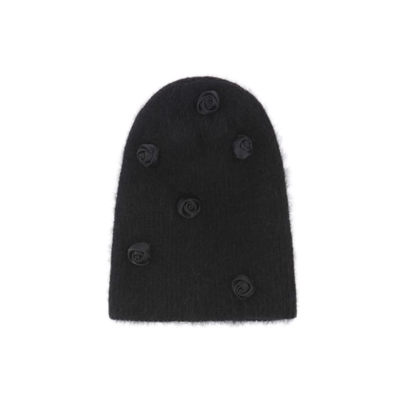 

13MONTH Rose Mohair Beanie (BLACK) FREE
