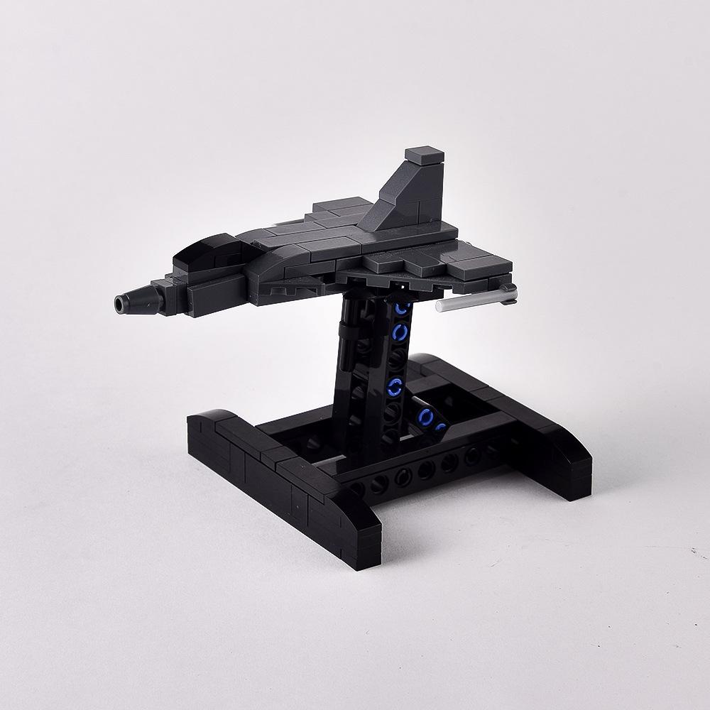 Military Fighter Building Block Air Plane Domestic Educational Assembly Toy Compatible Set