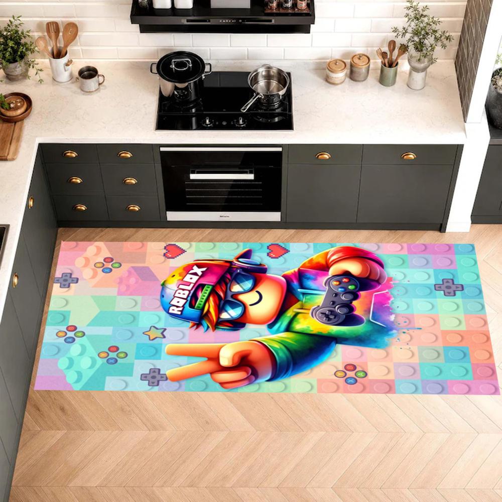 Roblox Nonslip Kitchen Mat Floor Carpet Rug For Indoors Outdoors Home Decor Room Supplies Spring Decor