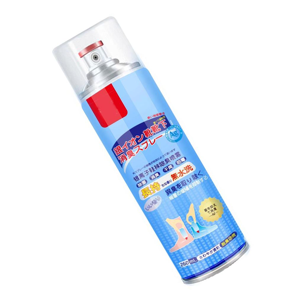 260 ml Spray odświeżający do butów Szybko wchłaniający zapach Przenośny spray do usuwania nieprzyjemnego zapachu butów