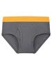 Boys' Combed Cotton Solid Color Elastic Briefs