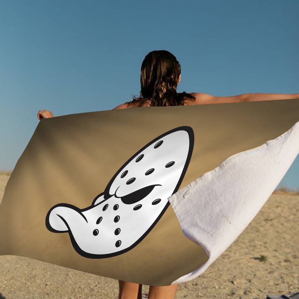 A-Anaheim D-Ducks Microfiber Blanket Quick Drying Beach Towels Oversized Printing Super Absorbent Pool Towel Blanket