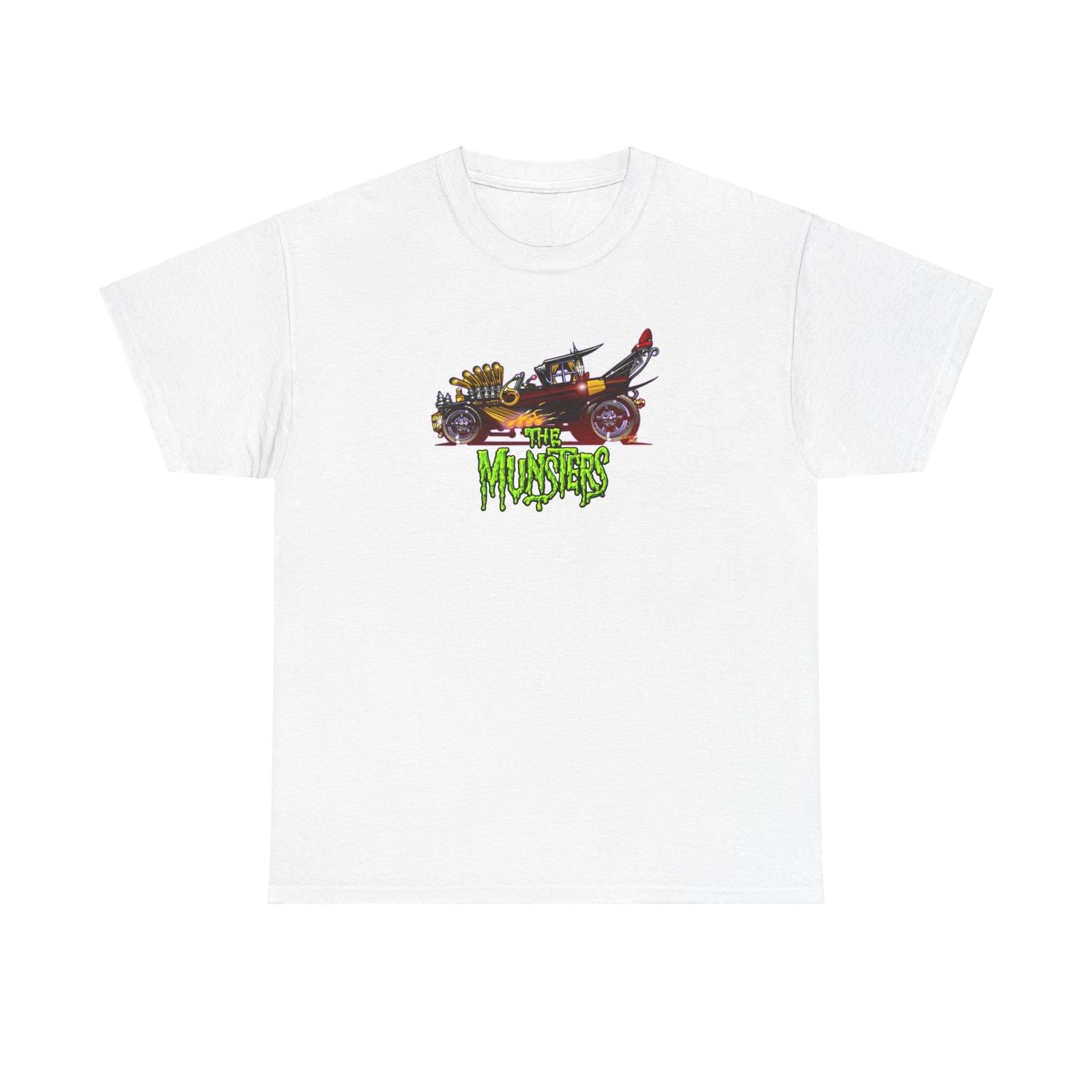 THE MUNSTERS TV Show Munster Koach Concept Art Cotton Tee Shirt 11 Colors S разноцветный