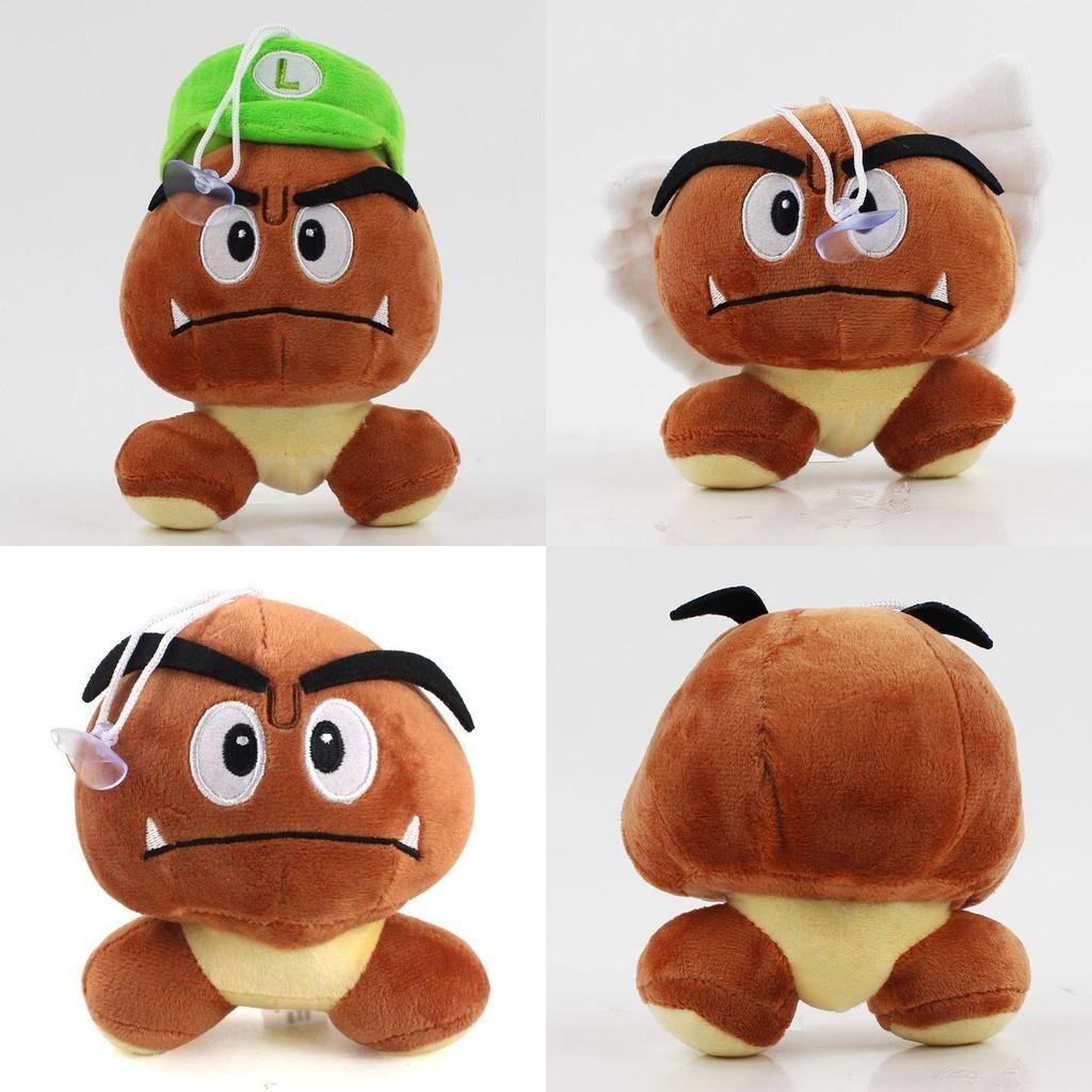 Adorável Brinquedo de Pelúcia Cogumelo Goomba do Super Mario Para Presentes de Crianças e Decoração de Casa