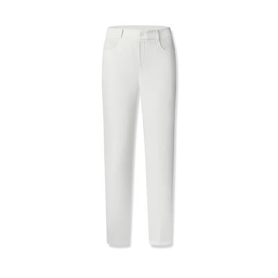 Golf Series Simple Casual Versatile Breathable Comfortable Straight Leg Knitted Sports Pants Women Bottoms A11W535813F-IV