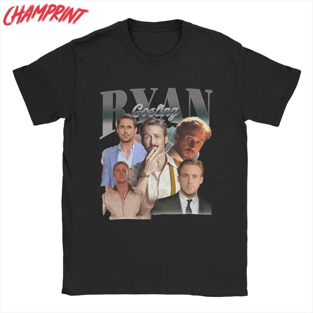 Буквально я Райан Гослинг Мужская s Уникальная футболка с коротким рукавом Унисекс футболка L