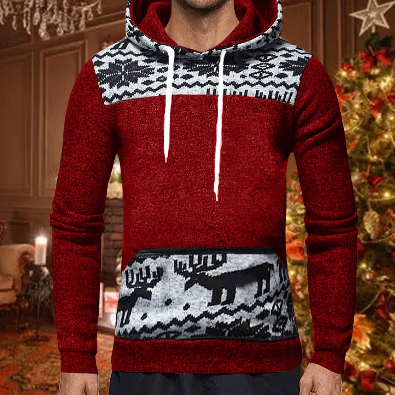 

Печатный худи с длинными рукавами для мужчин и женщин на весну и XL красный