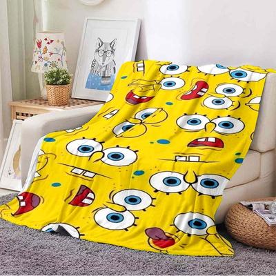 Patrick Star Engel Decken Cartoon Film Flanell Decken für Wohnzimmer Schlafzimmer Sofa Überwurf Decken Kinderdecke Geschenk