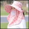 Sun Wide Face UV CZA624 [White Fang] Hat, Hat, Brim, Cover, Protection, Outdoor, Women's (Pink)