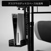 Bauhutte Game Console Storage Compatible with PS5 and New Clamp Under-Desk Rack, (Old Models), Type, BHS-330G-BK
