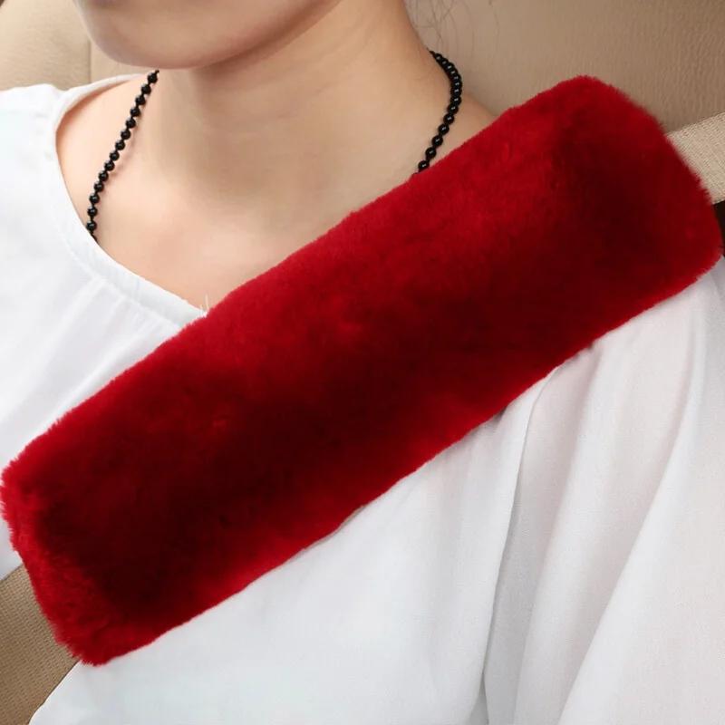 1Pcs Soft Car Seatbelt Cover Comfortable Driving Pillow Pad Seat Belt Safety Strap Cover Shoulder Pads Universal Car Accessories