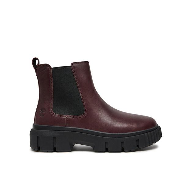 

Ботинки Timberland Chelsea TB0A2QHQC601 бордового цвета EU 39