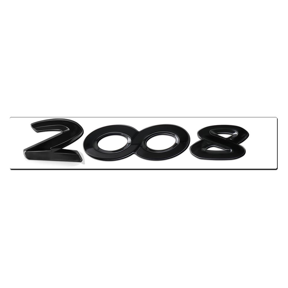 For New Peugeot 206 207 301 307 308 408 508 2008 3008 4008 5008 RCZ 1Pcs ABS Car Badge Sticker Car Body Trunk Decoration Sticker