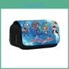 Beyblade Cartoon Character Print Student Double Layer Stationery Storage Bag For Children And Teens