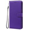 Portfel etui z klapką ze skóry PU do OPPO A15s, A15 Tekstura liczi Uchwyt na karty Podstawka Pasek na nadgarstek Pokrowiec ochronny