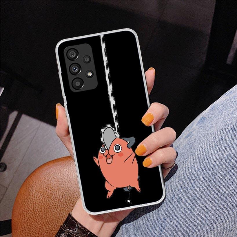 Chainsaw Cartoon Phone Case For Samsung Galaxy A17 A16 A15 A14 A13 A57 A56 A55 A54 A53 A37 A36 A35 A34 A33 A26 A25 A24 A23 Galax