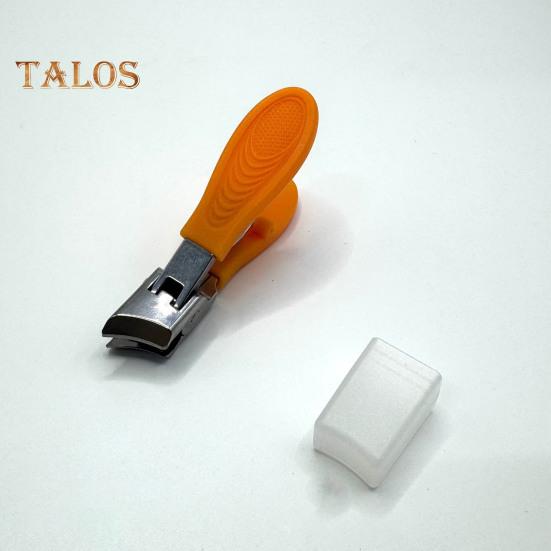 Nagelknipser mit weiter Backenöffnung, gebogen, für Senioren, spritzwassergeschützt, abgeschrägter Nagelknipser, langer Griff, gebogene Klinge, Nagelschneidewerkzeug