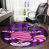 Customizable Cheshire cat1 Round Non-Slip Carpet - Ideal for Garden, Picnic, Office, Perfect for Decoration, Suitable For All Seasons