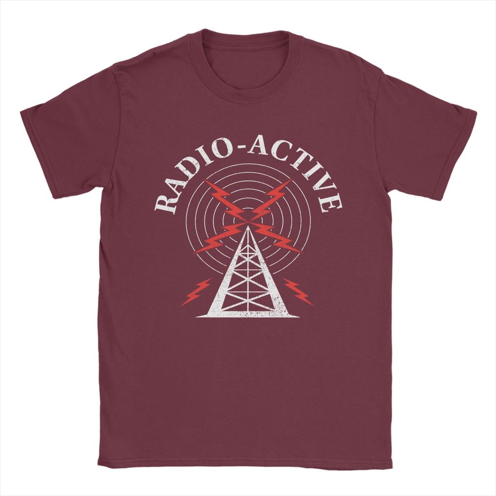 Unisex TShirts Amateur Radio Ham Radio Casual Cotton Tees Short Sleeve T Shirts Crew Neck Clothes Gift Idea
