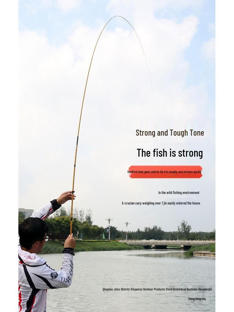 Ultra-thin Crucian Carp Fishing Rod - 46 Tone, 2.7/3.6/3.9/4.5m Hand Rod