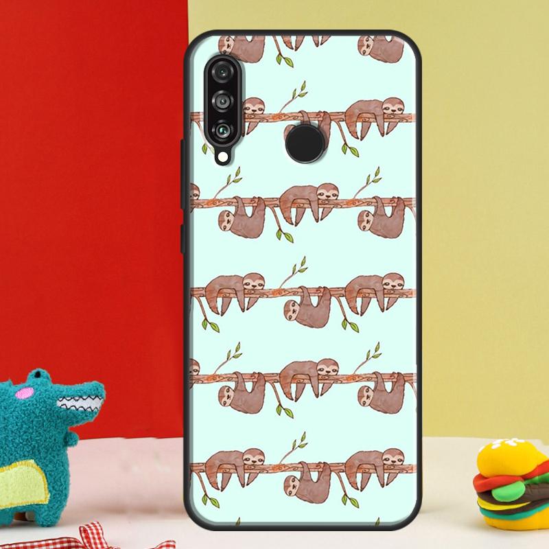 Baby Sloth For Huawei Nova 5T 9 10 SE 12i 12s 11i Y91 Y90 Y60 Y70 Y72 Y61 P60 P30 Pro P20 P40 Lite Case