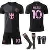 25-26 Miami International Away Jersey Fan Edition Football Set No. 10 Messi 9 Suarez FC