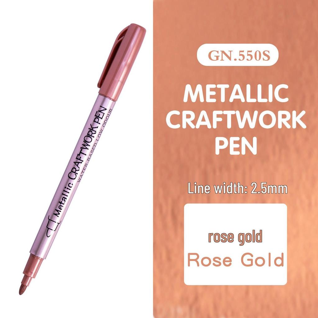 Guan Na 550 Metalické Voděodolné DIY Řemeslné a Doodle Pero na Karty