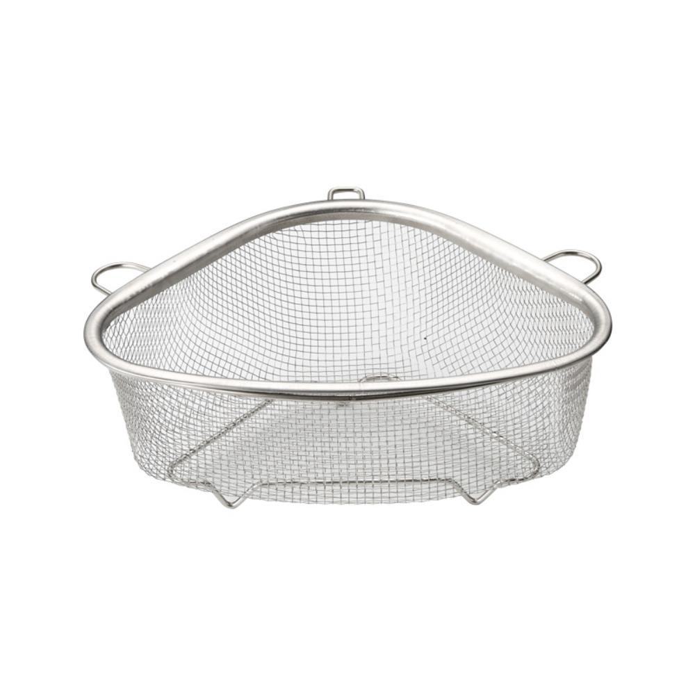 Mesh Kitchen Sink Strainer Food Waste Trap Drain Basket Rack Triangle Sink Shelf Kitchen Sink