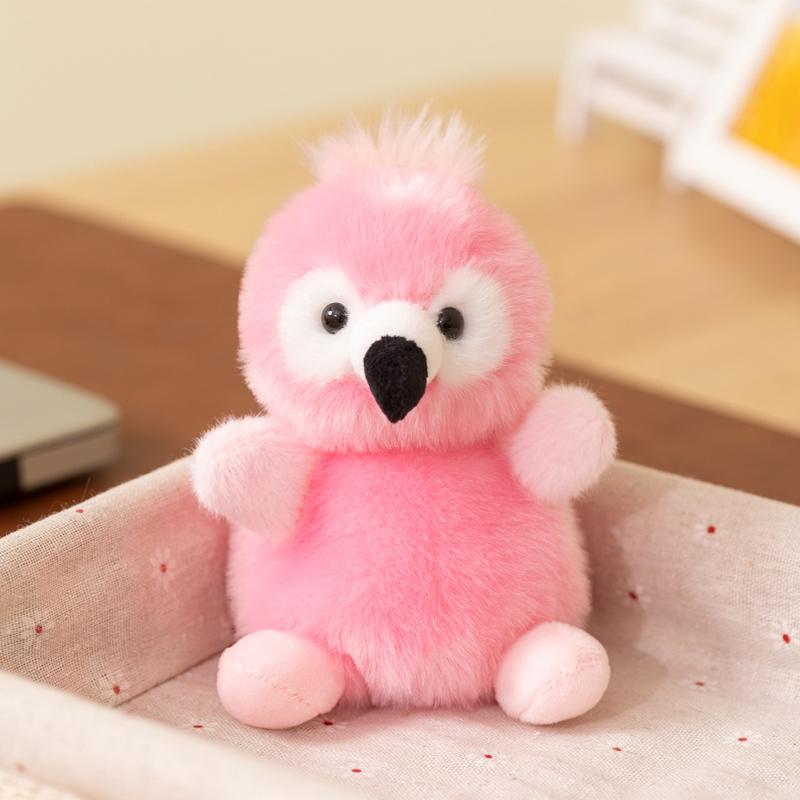 13cm Cute Bean Bag Animal Series Plush Toy Chicken Elephant Duck Parrot Frog Plush Doll Super Kawaii Plush Pendant Keychain
