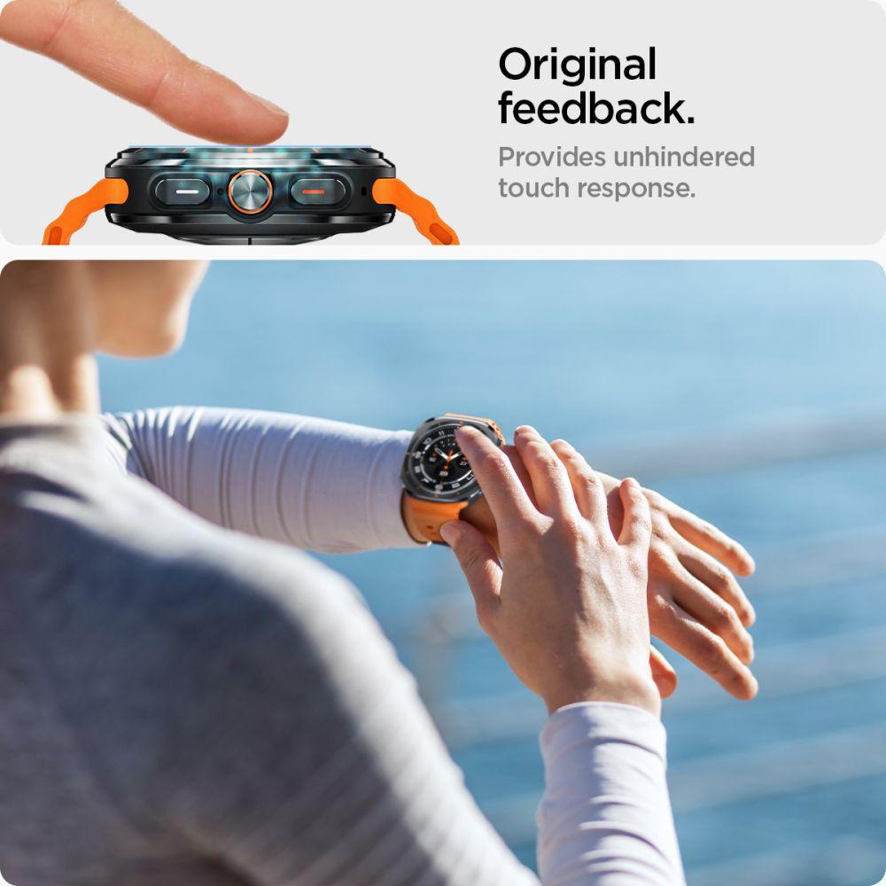 Spigen Glas.tr Tempered Glass Ez-Fit 2-Pack Galaxy Watch Ultra (47mm) Clear