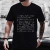 Men's Streetwear T-shirts Sum of Cubes Maths Print T-Shirt Oversized Funny Formula Mathematics Graphic Tees for Men Women Tops