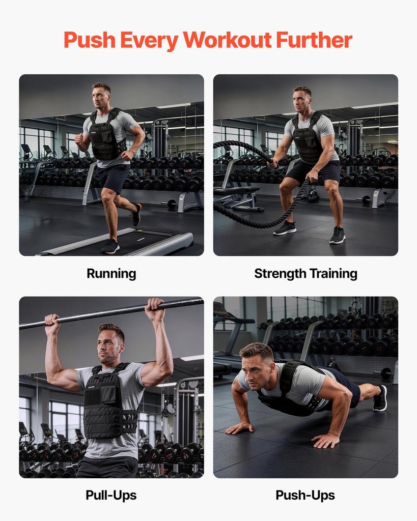 Curved Weight Vest Plates, 6.6 Kg Pairs, Premium Steel Tactical Weighted Plates for Vest, Ergonomic Design, for Strength Endurance Training, Running,
