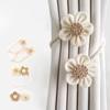 Flower Shape Cartoon Curtain Tieback Handmade Curtain Strap Flower Curtain Ties  Kids Room
