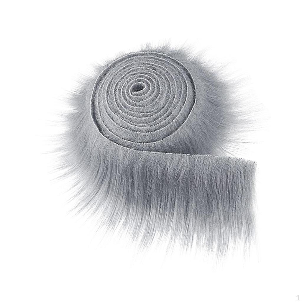 Faux Fabric Artificial Patches Handmade Crafts Supplies Plush Toy Shaggy Cuts for Cosplay