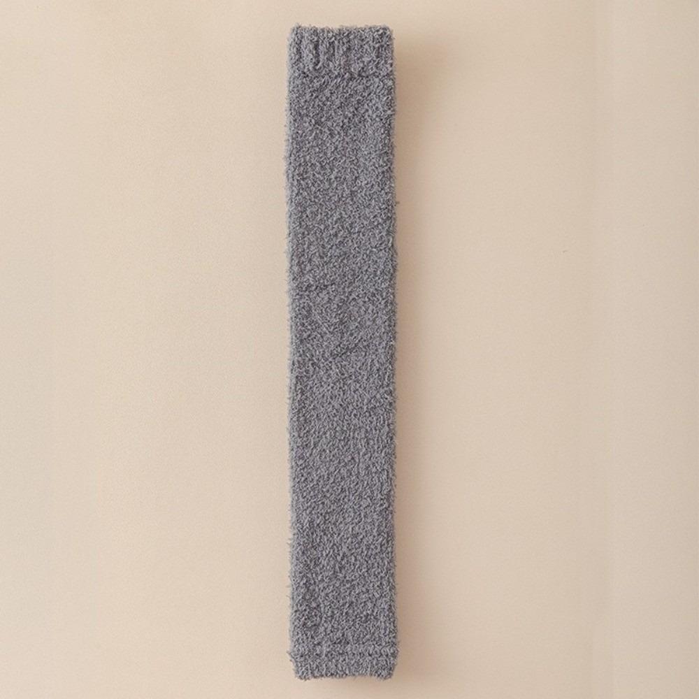 

Носки-гольфы из кораллового флиса, длинные, толстые, гетры, новые наколенники, женские